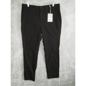 Everlane‎ Uniform Performance Slim Fit Black Cotton Blend Pants Mens 36x30